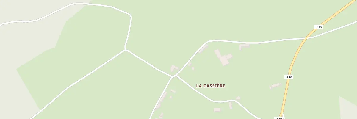 Plan du 13 La Cassière à Servant