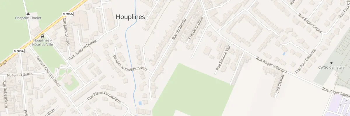 Plan du 59 Rue du Résolu à Houplines