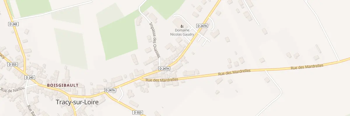 Plan du 11 Rue des Gominets à Tracy-sur-Loire