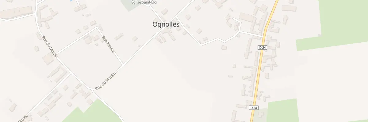 Plan du 21 Rue du Moulin à Ognolles