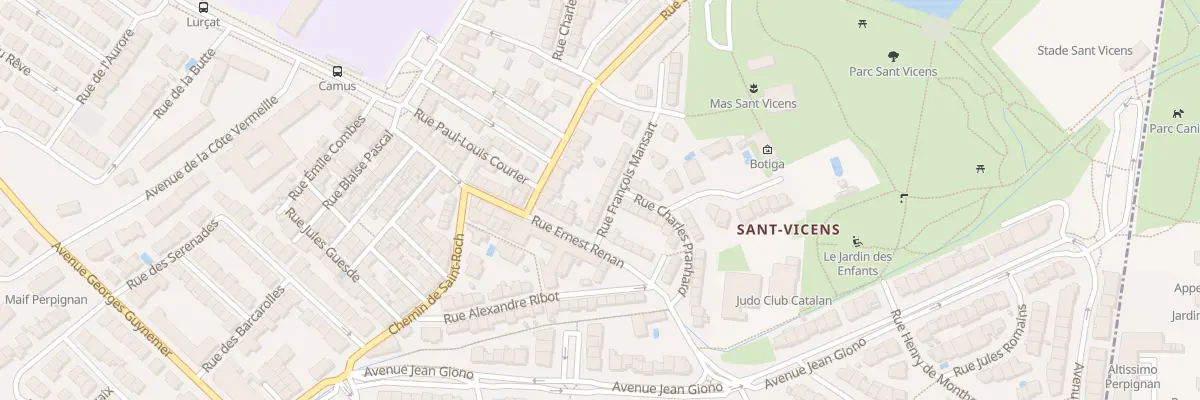 Plan du 7 Rue François Mansart à Perpignan