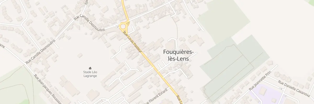 Plan du 41 Rue Louis Pasteur à Fouquières-lès-Lens