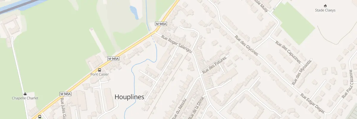 Plan du 5 Rue Louise de Bettignies à Houplines