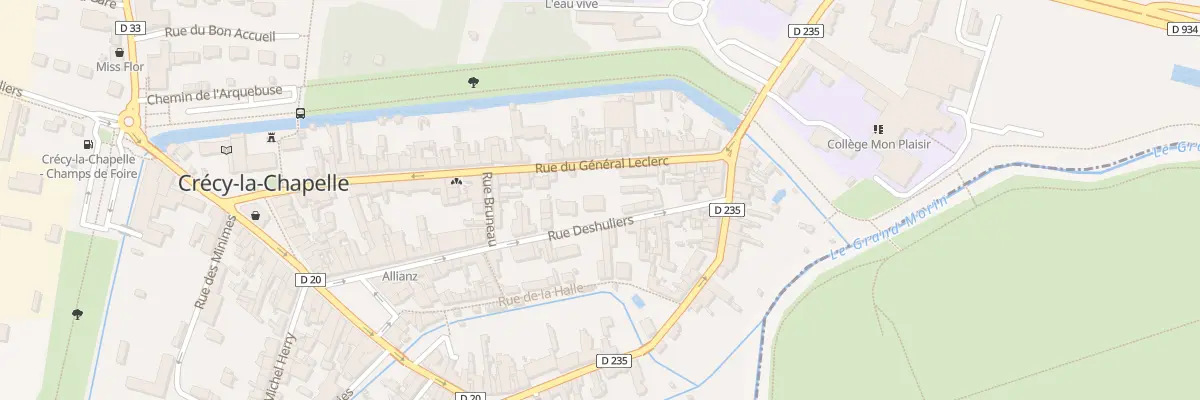 Plan du 23 Rue Deshuilliers à Crécy-la-Chapelle