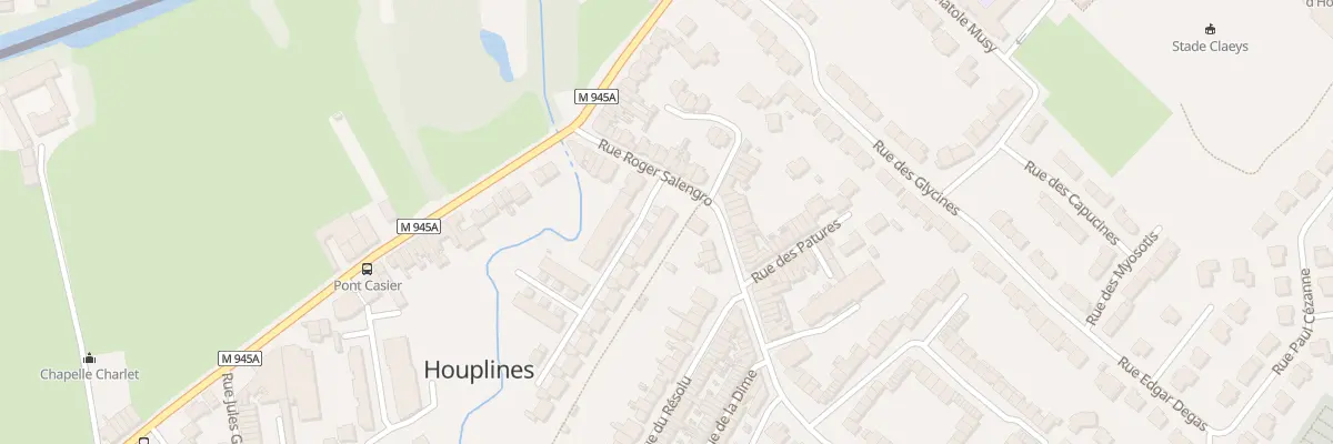 Plan du 3 Rue Louise de Bettignies à Houplines