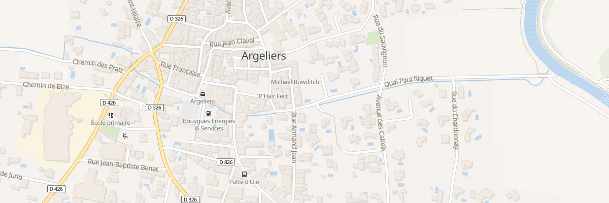 Plan du 5 Quai Paul Riquet à Argeliers