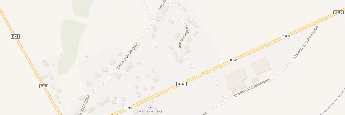 Plan du 7 Rue des Vignes à Thou