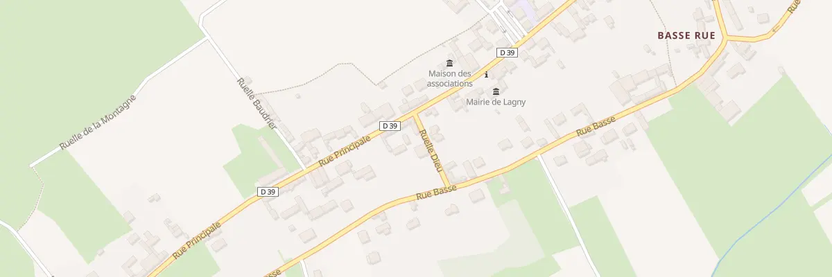 Plan du 40 Rue Principale à Lagny