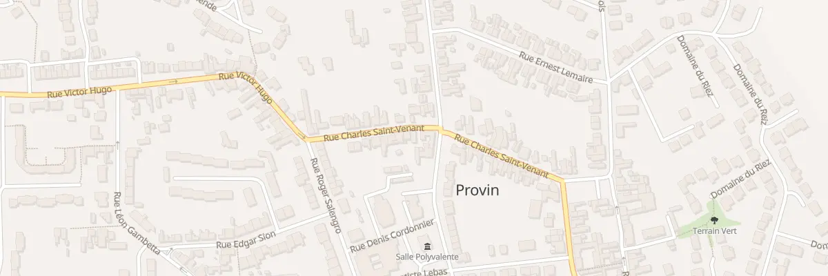 Plan du 33 Rue Charles Saint-Venant à Provin