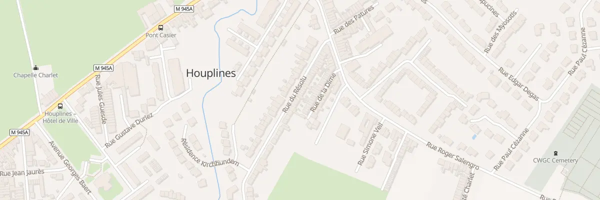 Plan du 39 Rue du Résolu à Houplines