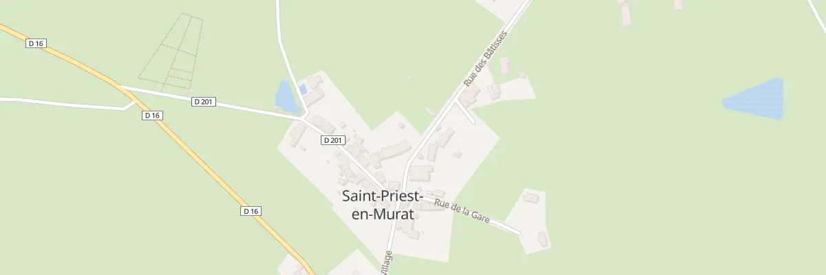 Plan du 5011 Le Bourg à Saint-Priest-en-Murat