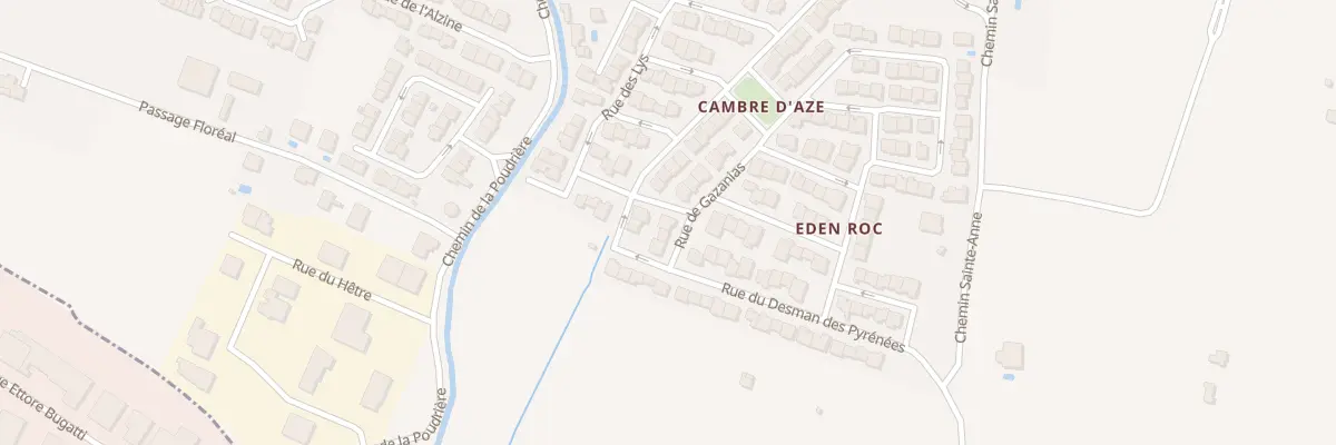 Plan du 40 Rue des Gazanias à Pia