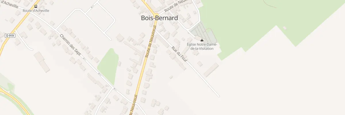 Plan du 8 Rue du Four à Bois-Bernard