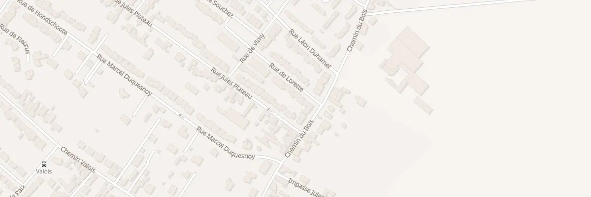 Plan du 4 Rue de Lorette à Harnes