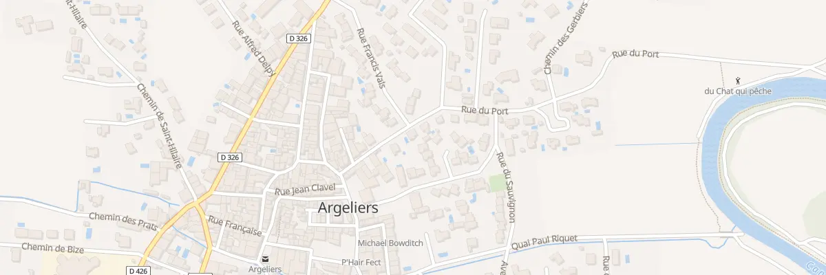 Plan du 11 Rue du Port à Argeliers