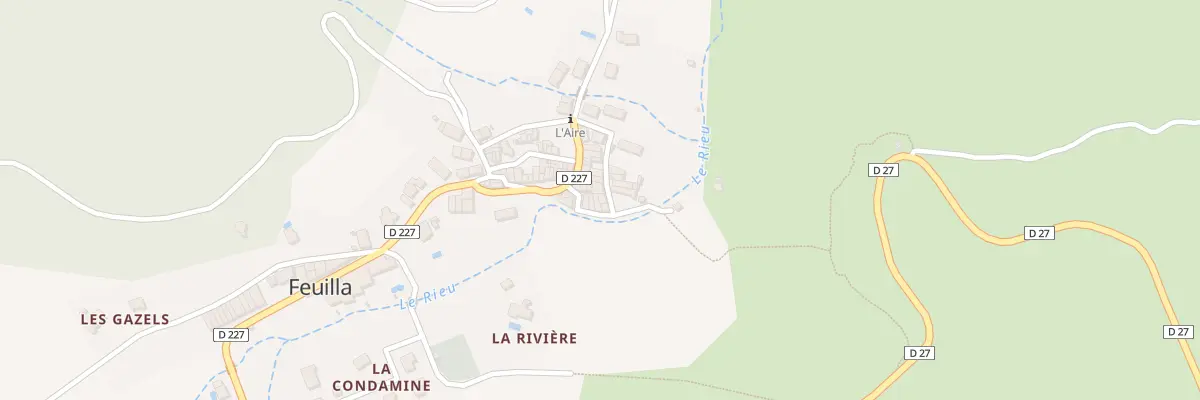 Plan du 9 Rue de la Lauzade à Feuilla