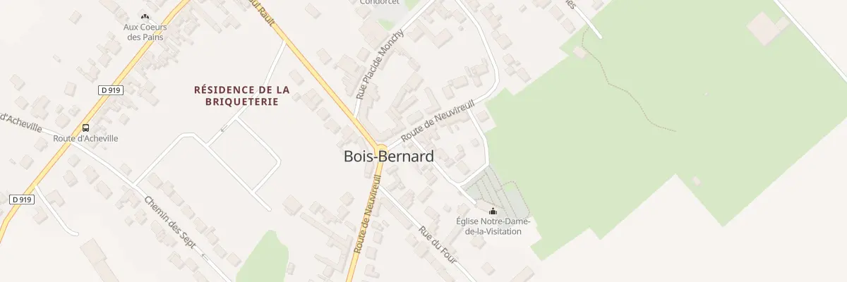 Plan du 39 Rte de Neuvireuil à Bois-Bernard