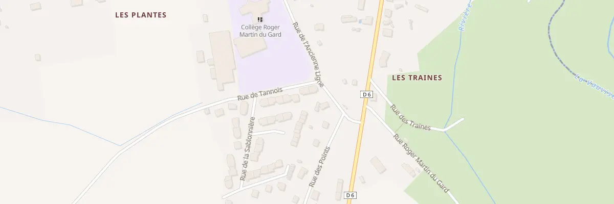 Plan du 2 Rue de Tannois à Sancergues