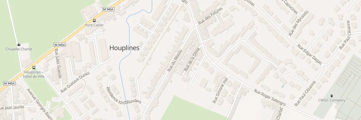 Plan du 33 Rue du Résolu à Houplines