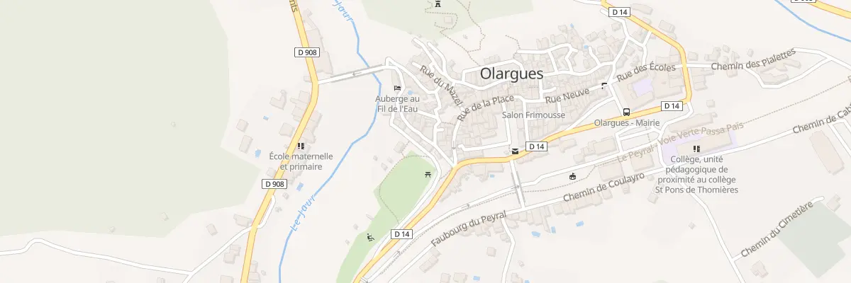Plan du 11N Rue de l’Aste à Olargues
