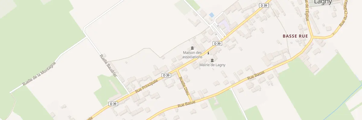 Plan du 37 Rue Principale à Lagny