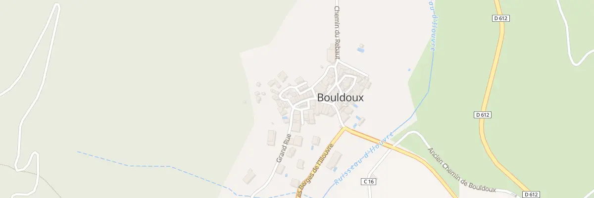 Plan du 5025 Bouldoux à Babeau-Bouldoux