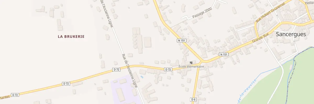 Plan du 12 Rue des Plantes à Sancergues