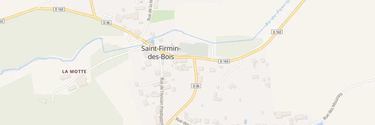 Plan du 2 Rue de Bel Air à Saint-Firmin-des-Bois