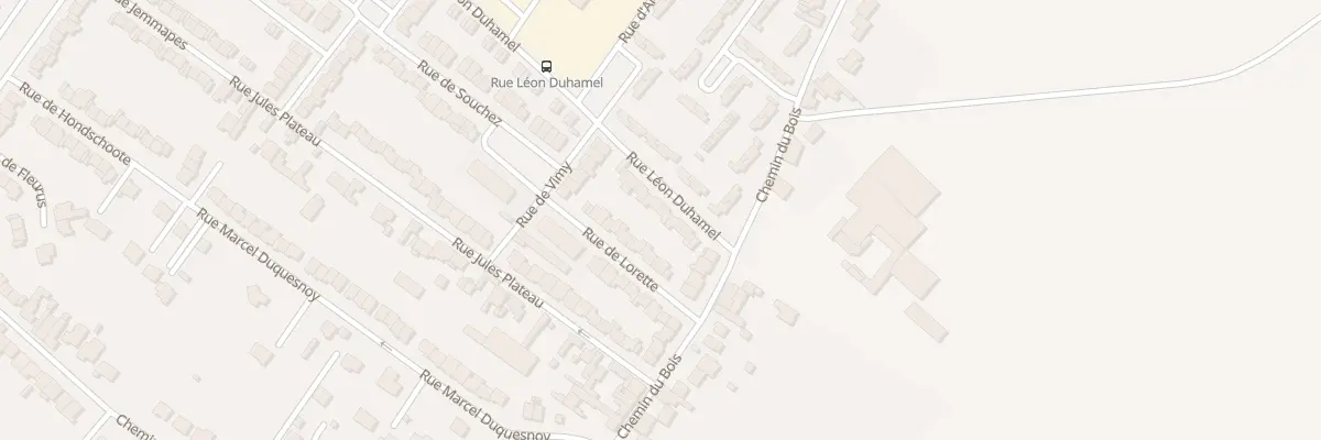 Plan du 6 Rue Léon Duhamel à Harnes
