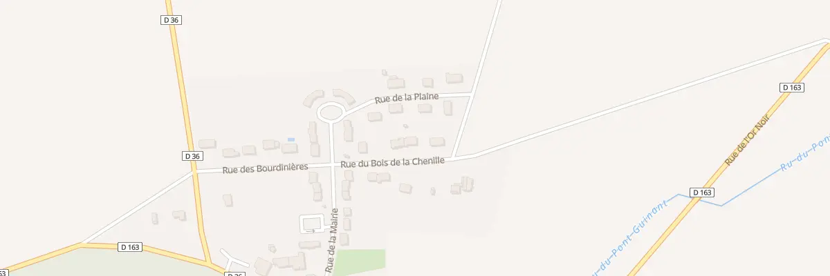 Plan du 5 Rue du Bois de la Chenille à Saint-Firmin-des-Bois
