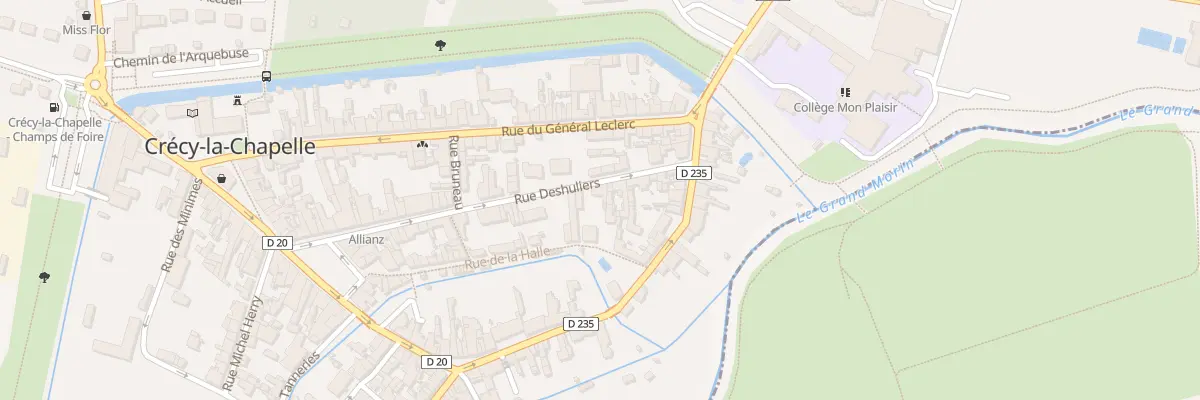 Plan du 28 Rue Deshuilliers à Crécy-la-Chapelle