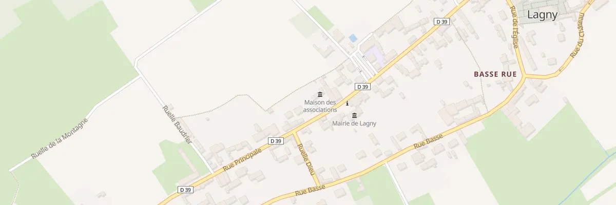 Plan du 39 Rue Principale à Lagny