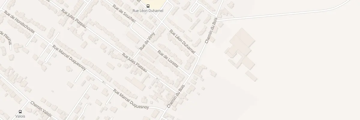 Plan du 1 Rue de Lorette à Harnes