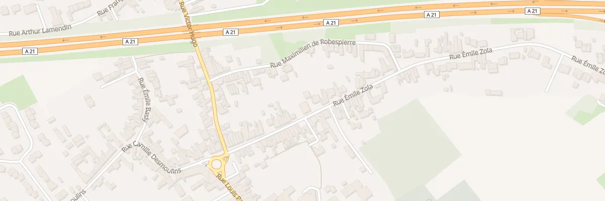 Plan du 45 Rue Emile Zola à Fouquières-lès-Lens