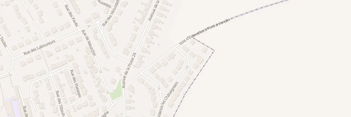 Plan du 16 Res les Chataigniers à Estevelles