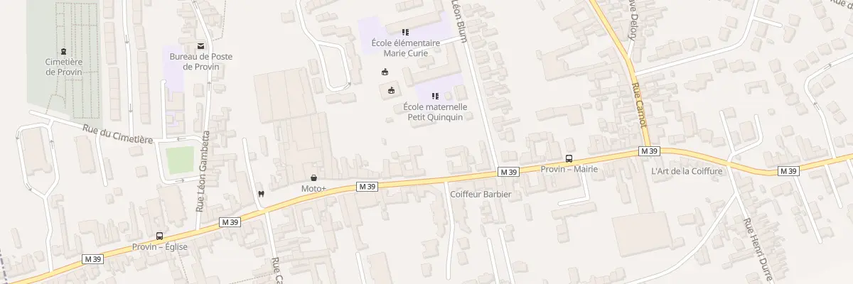 Plan du 17 Rue Nationale à Provin
