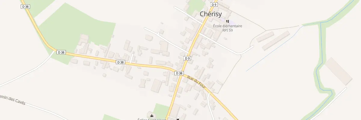 Plan du 3 Rue de Vis à Chérisy
