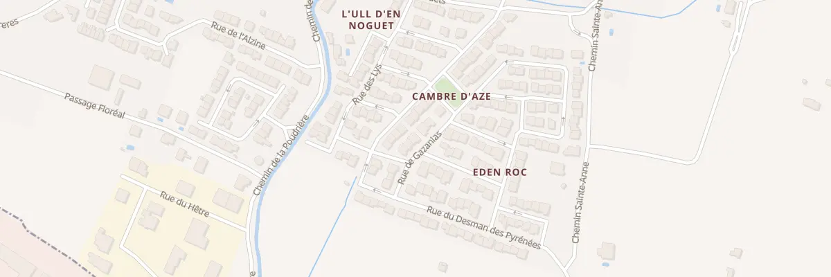 Plan du 34 Rue des Gazanias à Pia