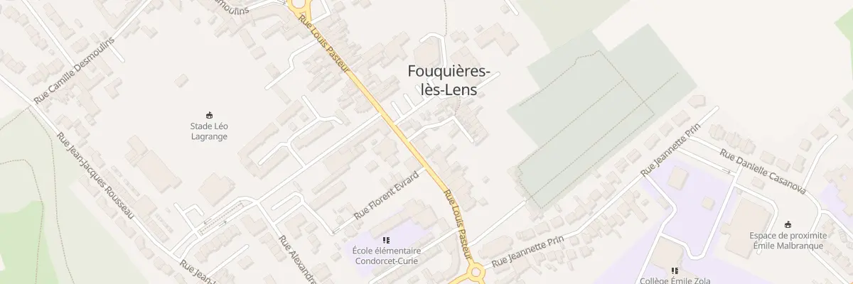 Plan du 27 Rue Louis Pasteur à Fouquières-lès-Lens