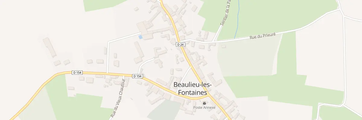 Plan du 2 Rue de Nesle à Beaulieu-les-Fontaines