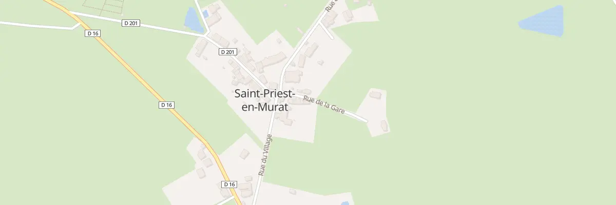 Plan du 4 Rue de la Gare à Saint-Priest-en-Murat