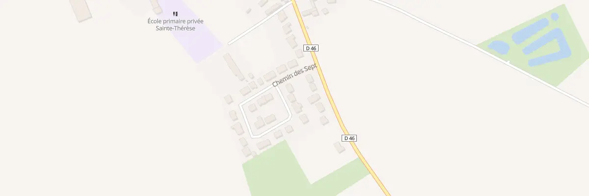 Plan du 4 Che des Sept à Neuvireuil