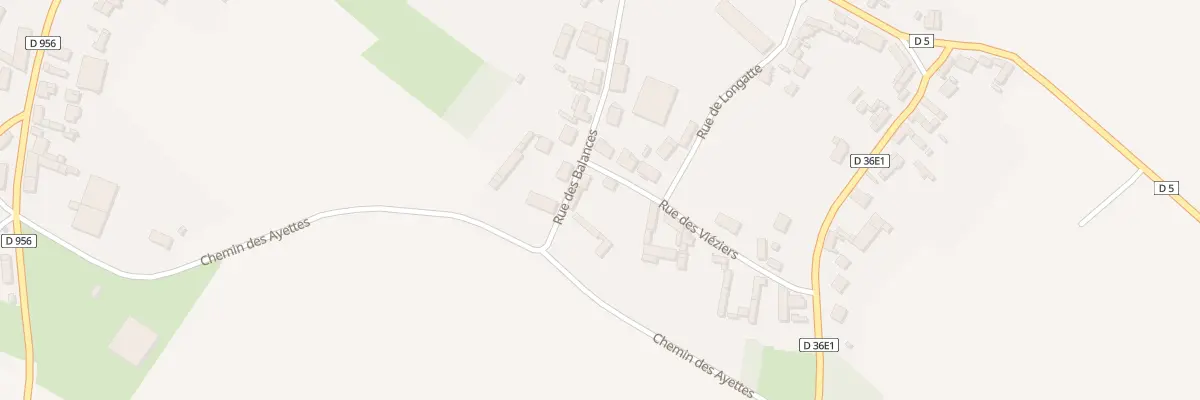 Plan du 2 Rue des Viéziers à Écoust-Saint-Mein