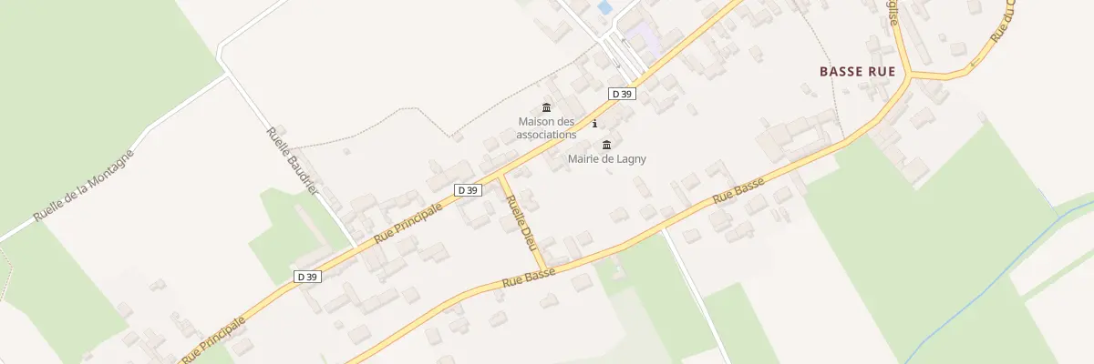 Plan du 836 Rue Principale à Lagny