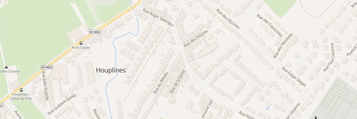 Plan du 1 Rue du Résolu à Houplines