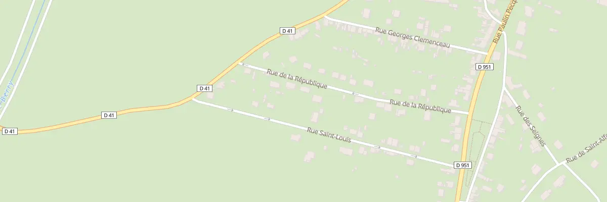 Plan du 19 Rue de la République à Sancoins