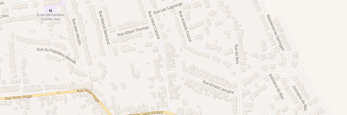 Plan du 24 Rue Catoire à Provin
