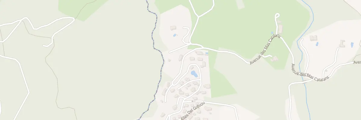 Plan du 1 All des Lavandes à Laroque-des-Albères