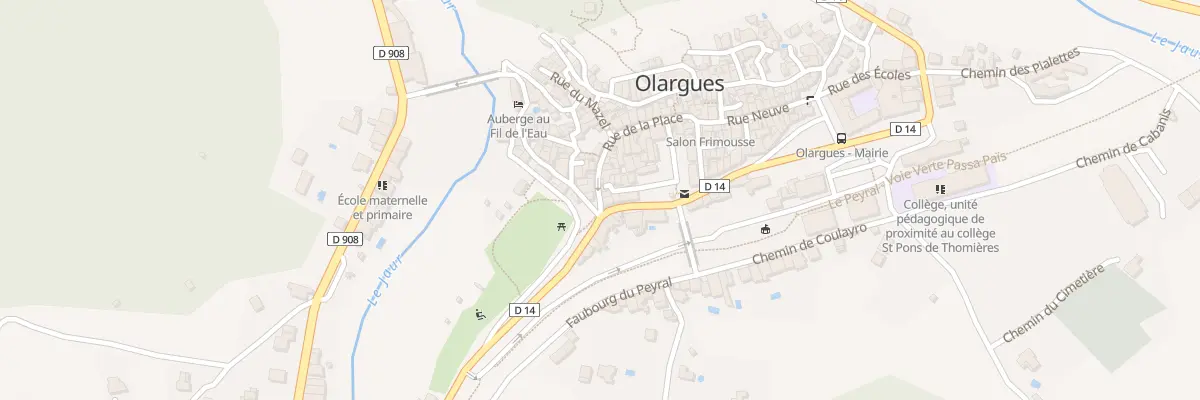 Plan du 5149 Rue du Rempart à Olargues