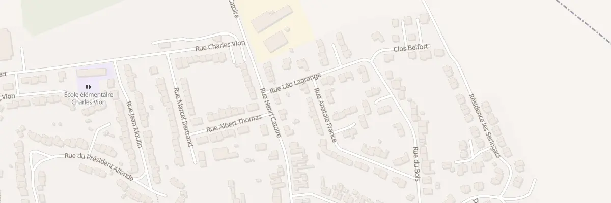 Plan du 6 Rue Anatole France à Provin